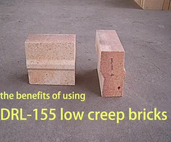 What are the benefits of using DRL-155 low creep bricks?