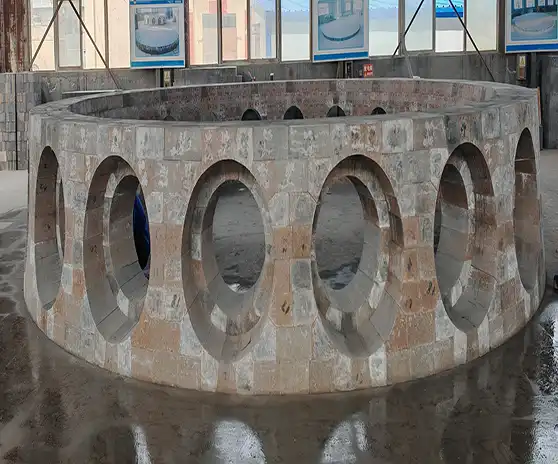 What are the specifications of Micro-hole Corundum Bricks?